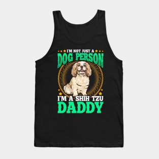 SHIH TZU Dad Design Fathers Day Tank Top